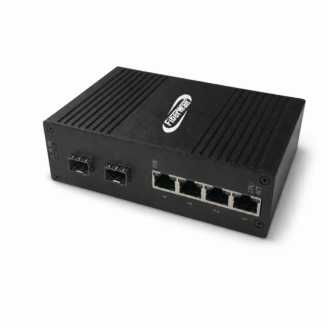 FWE2-PCI441 com 4 portas RJ-45 PoE e duas portas SFP