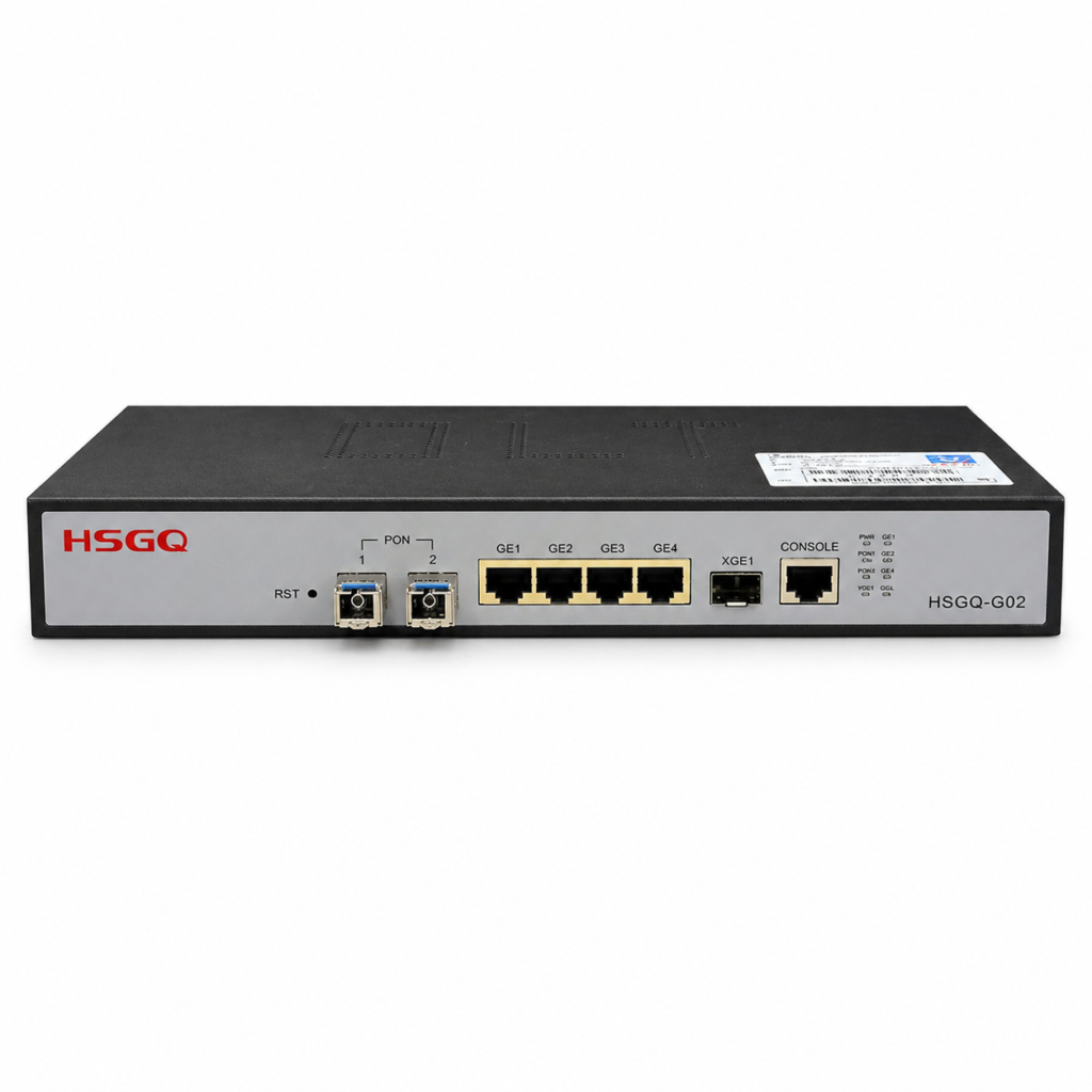 OLT FiberWan 2 canais para redes FTTH e GPON de provedores de internet